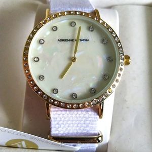 Adrienne Vitttadini woman's white watch